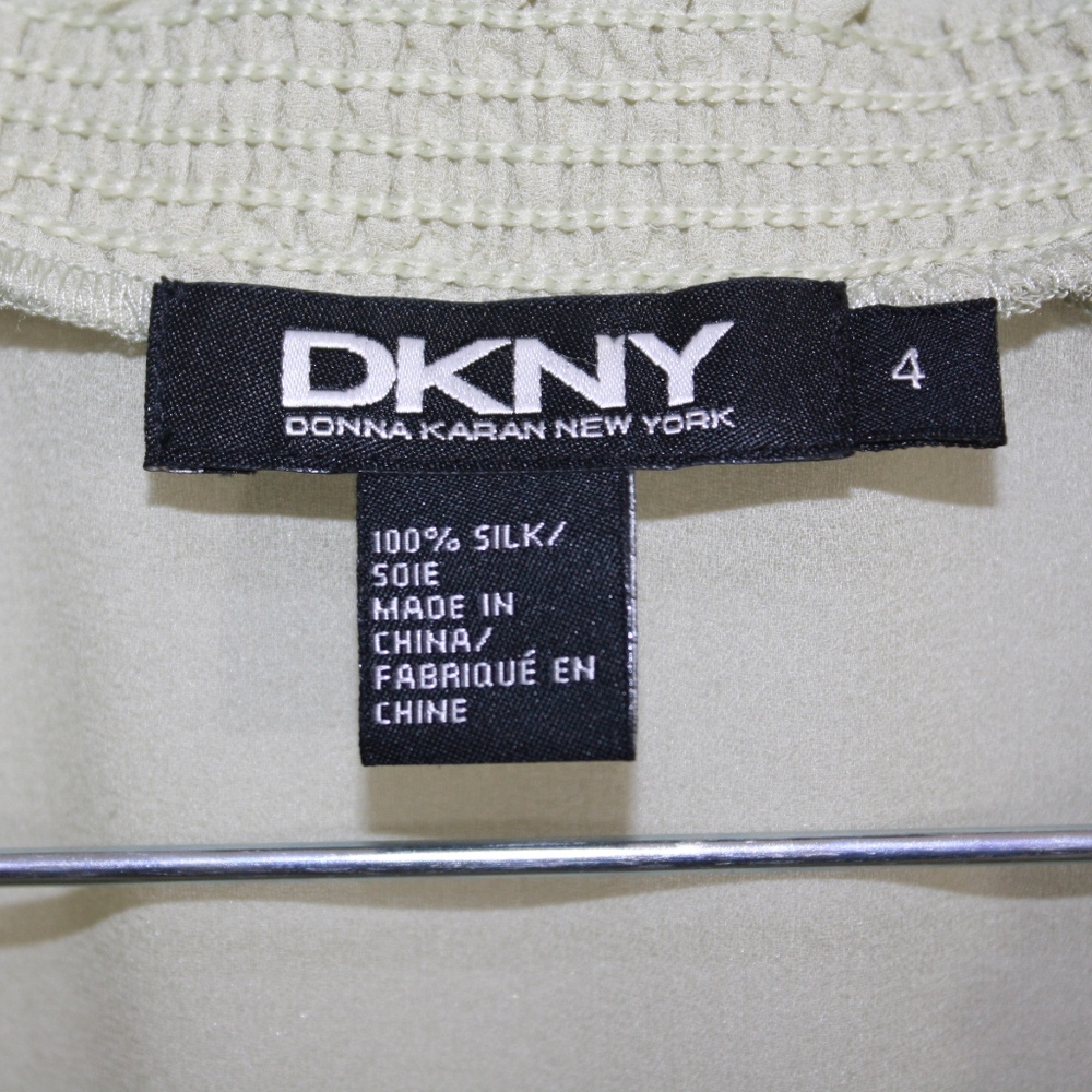 100% Silk Button Down Blouse - Picture 4 of 5